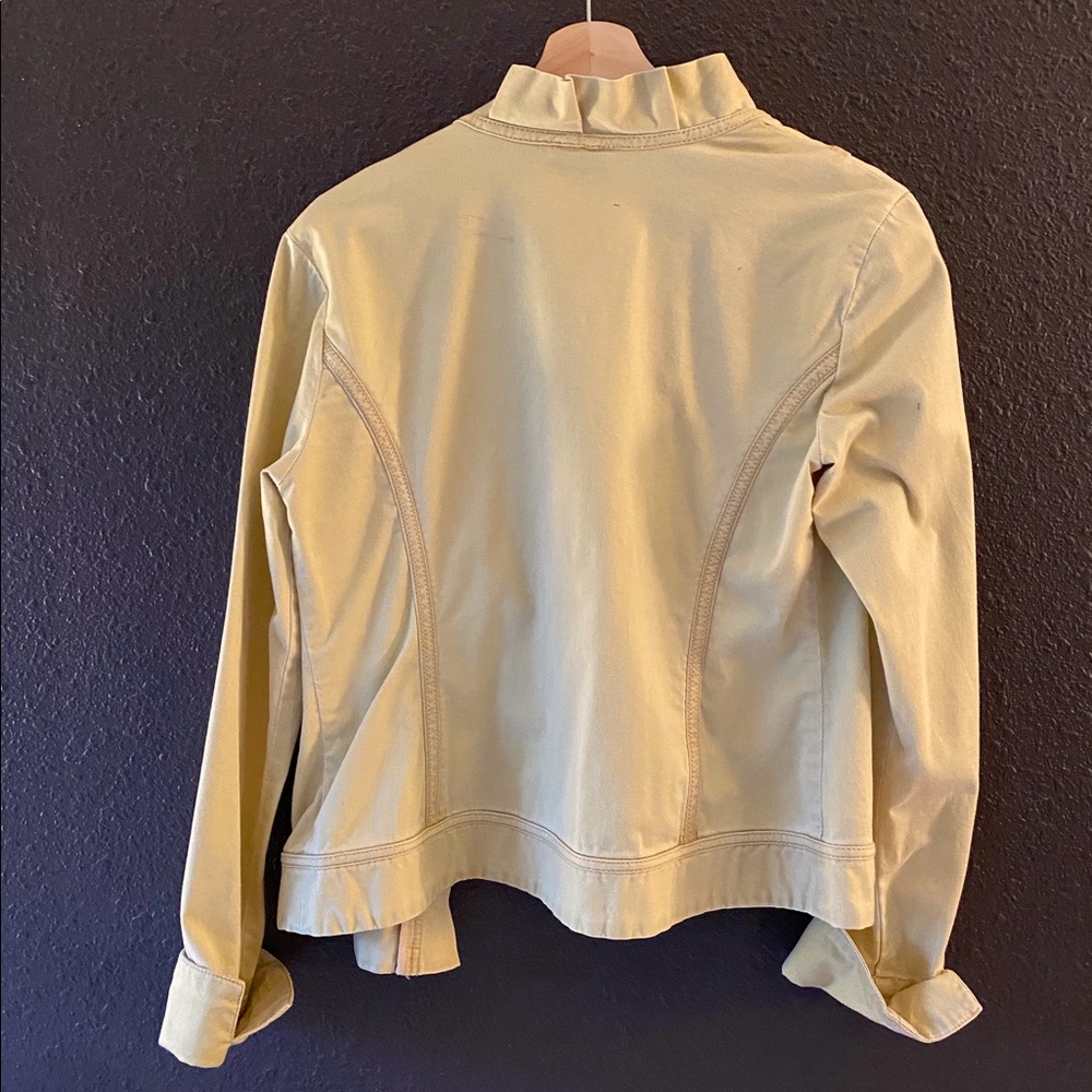 Chico’s Yellow Denim Jacket